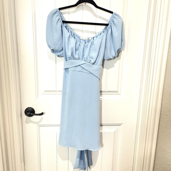 Altar'd State Dresses & Skirts - Altered State Large Women's Mini Dress Blue Cottage‎ Norm Beach Babydoll NWOT